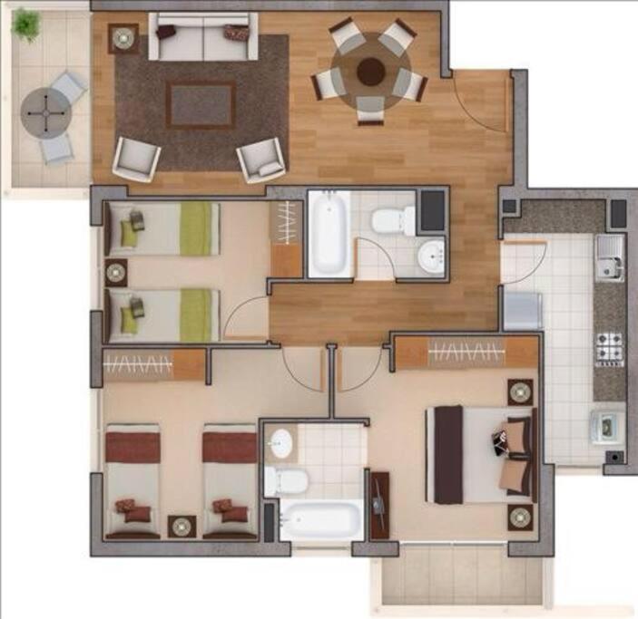 Apartamento Departamento Dulce Vina del Mar